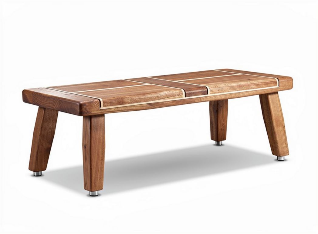 Wooden coffee table with modern design 120 x 60 x 40cm for living room use